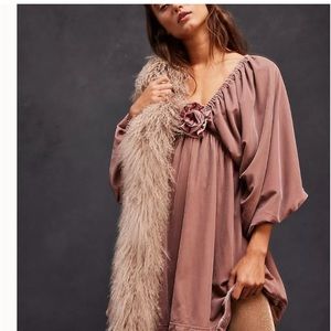 Free People Porta Velvet mini dress